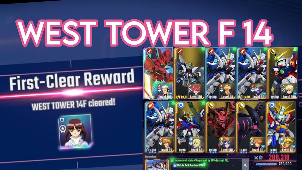 West Tower F14 Easy Team | SD Gundam G Generation Eternal