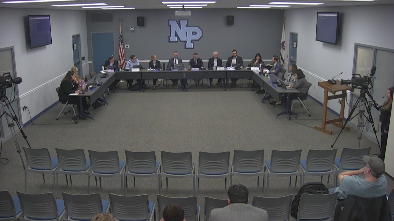 NPSD School Board Action Meeting 1-22-26