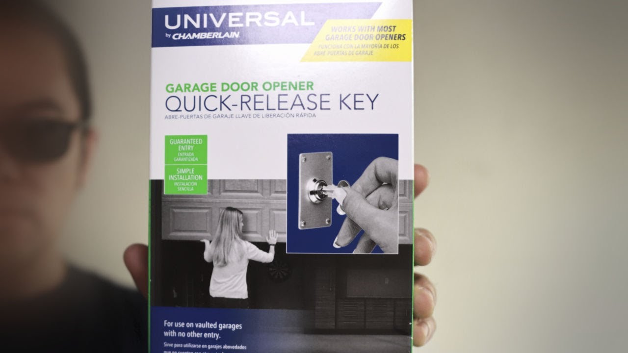 Installing Chamberlain Group G7702CB-P Chamberlain 7702CB Quick Release Lock garage door opener