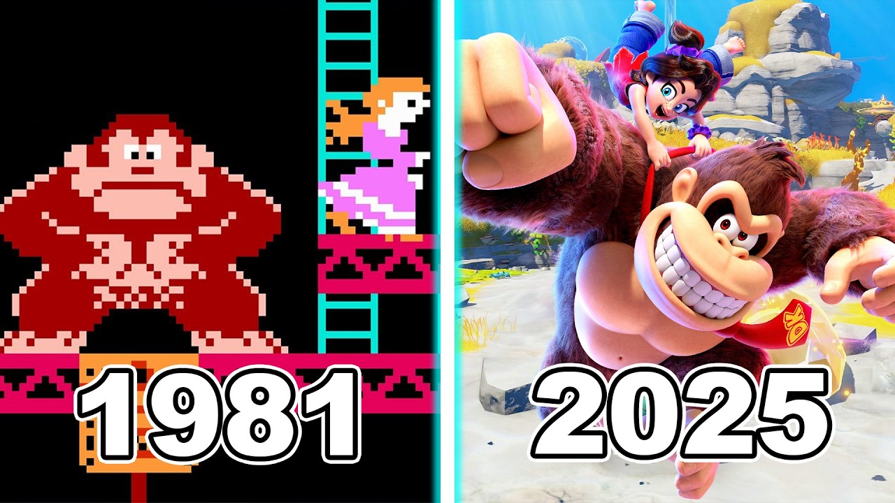 Evolution of Donkey Kong (1981 - 2025)