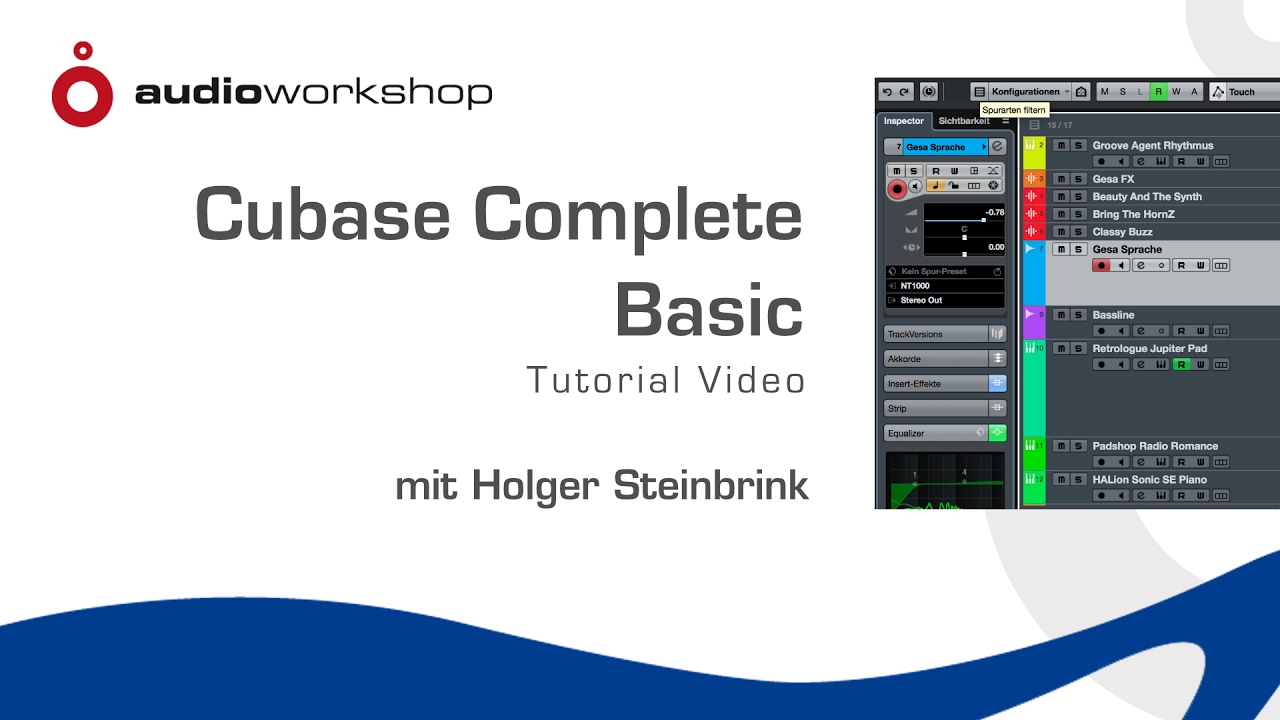 Cubase Complete Basic Tutorial-Video Trailer