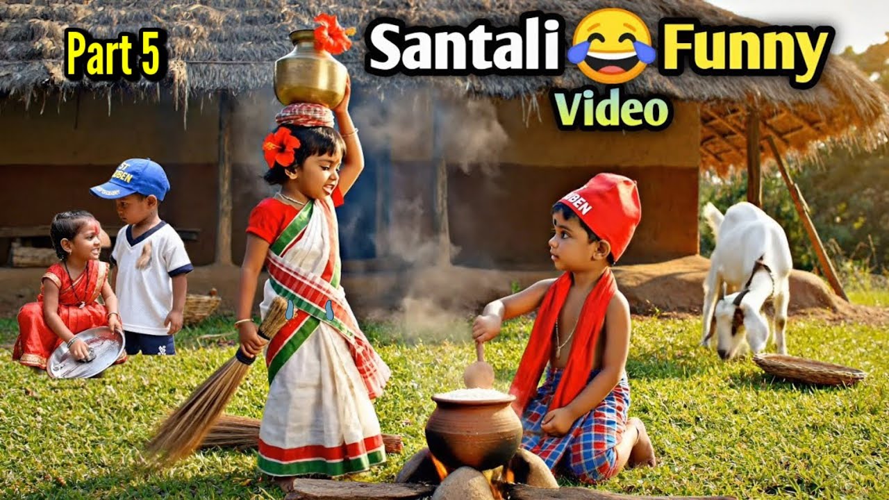 Santali Funny Videos 😜 // Juri Pari Funny Video 2025 // santali ai video