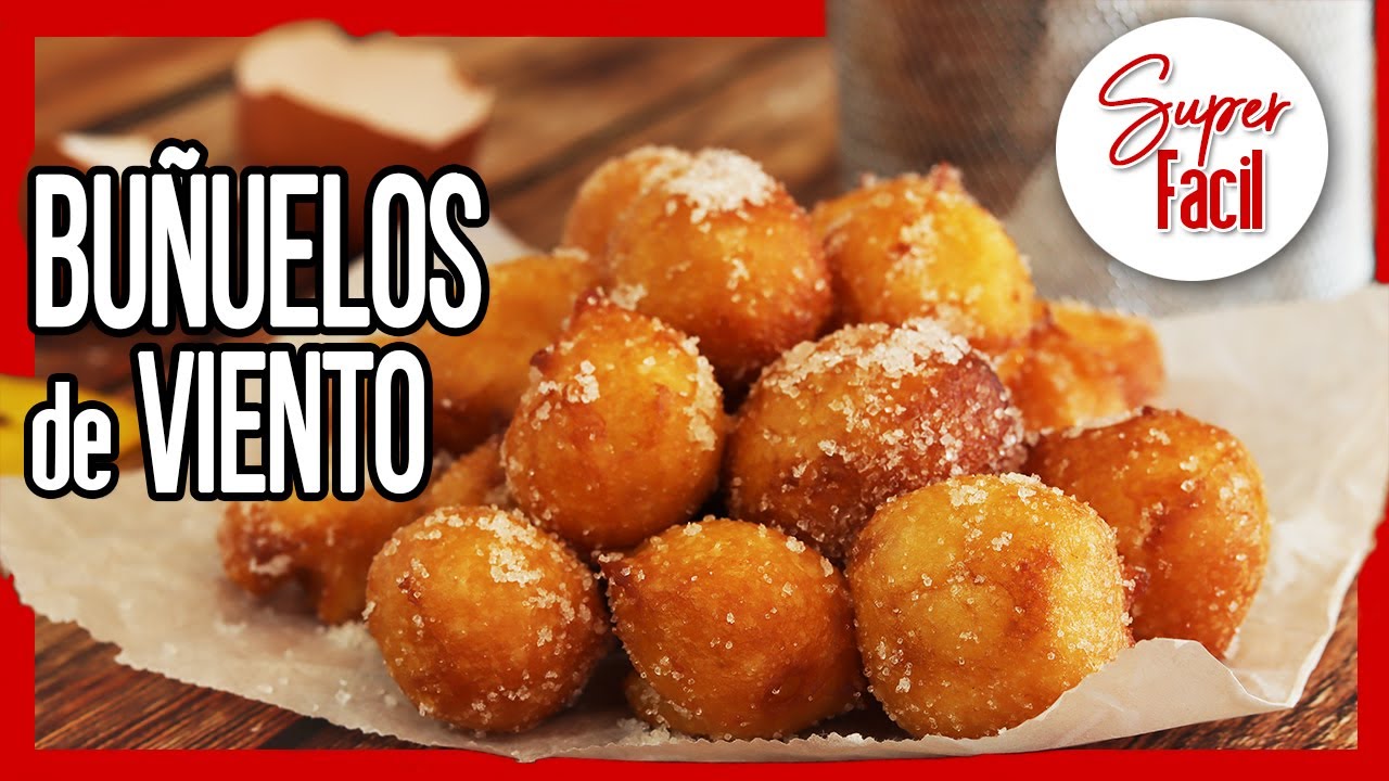 😋 C&oacute;mo Hacer BU&Ntilde;UELOS de VIENTO Caseros ► Postres Tradicionales de Cuaresma y Semana Santa