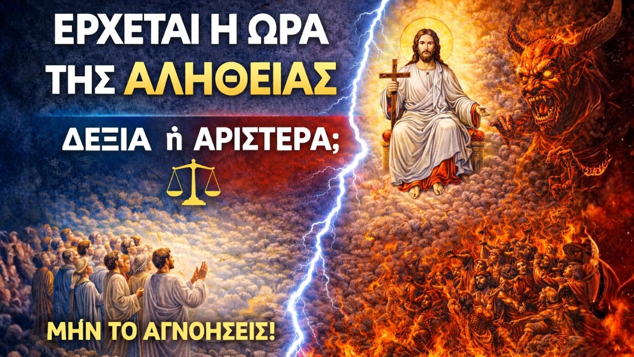 Η ΩΡΑ ΤΗΣ ΑΛΗΘΕΙΑΣ: ΔΕΞΙΑ Ή ΑΡΙΣΤΕΡΑ; ⚖️ | Κυριακή της Απόκρεω