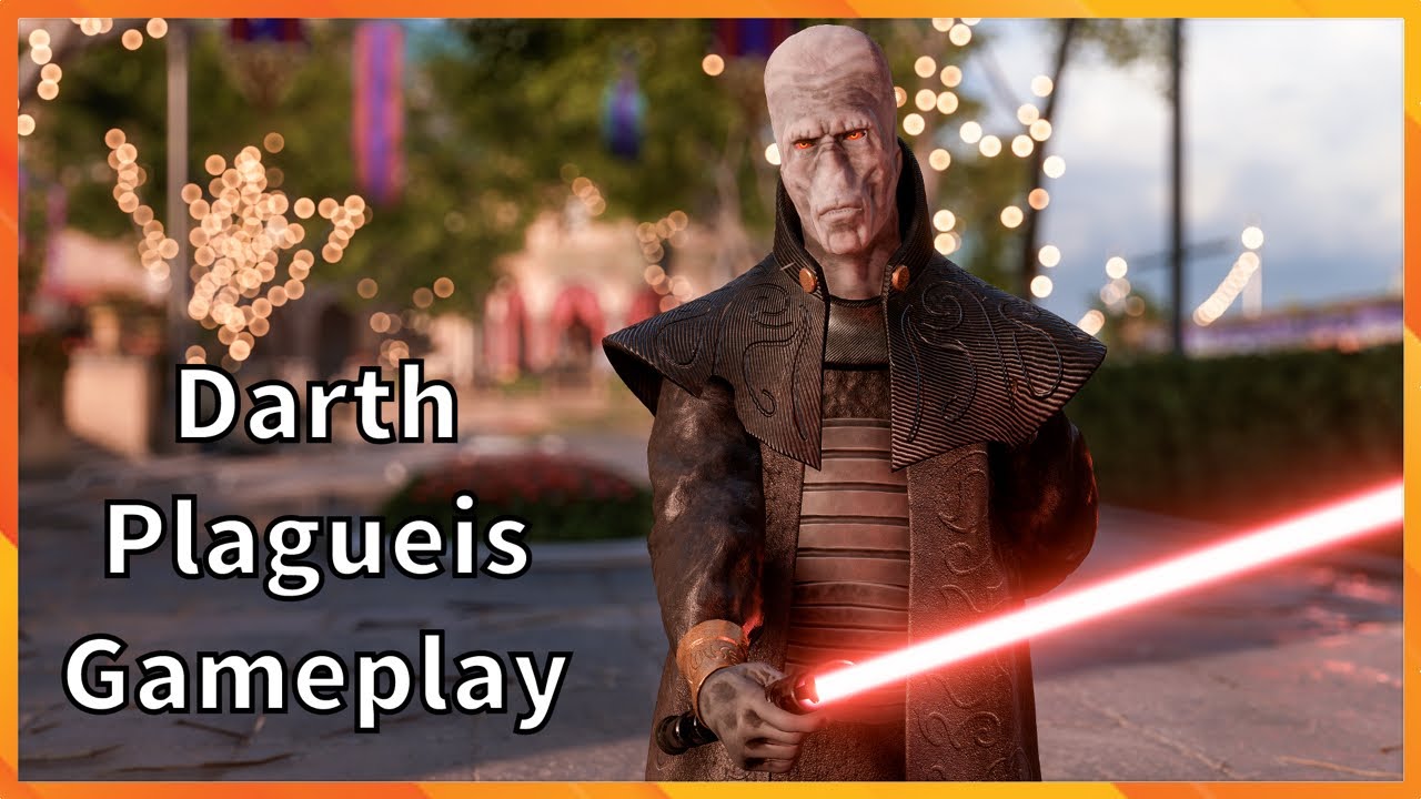 Darth Plagueis Gameplay Star Wars Battlefront 2