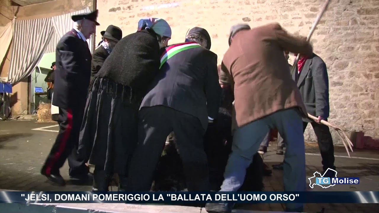 Jelsi, domani pomeriggio la ‘Ballata dell’uomo orso’