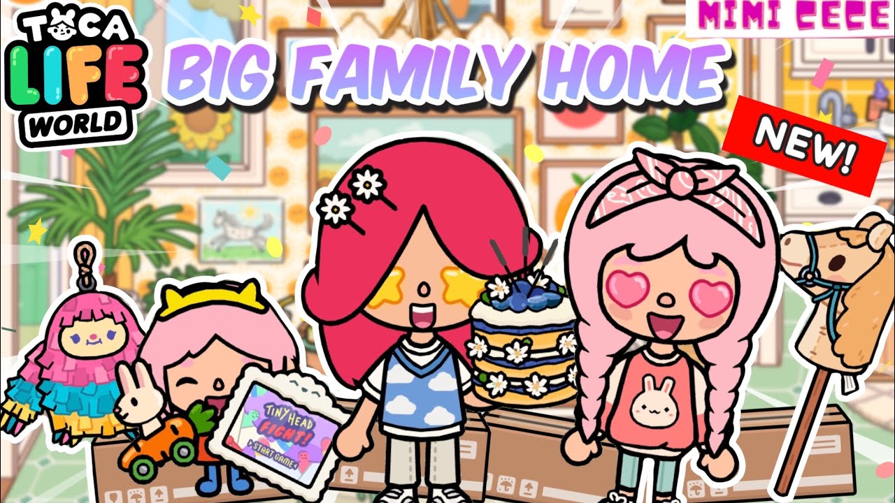 TỤI MÌNH CHUYỂN NHÀ MỚI?! 🏠😍 CÙNG XÂY NHÀ VỚI TỤI MÌNH NHÉ ❤️ | NEW BIG FAMILY HOUSE UPDATE TOCA