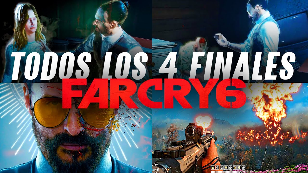 TODOS LOS 4 FINALES FAR CRY 6 Joseph DLC Español Latino ( Final Bueno, Malo, Secreto + Oscuro ) Ps5