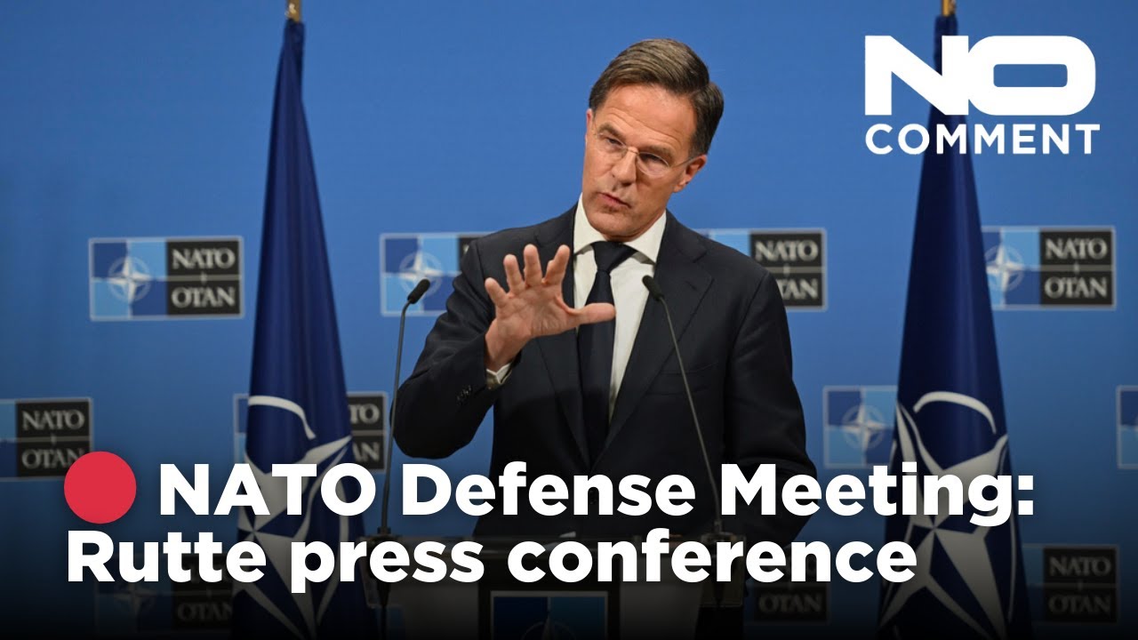 🔴 NATO Secretary-General Mark Rutte holds press conference after Defense Meeting | No Comment