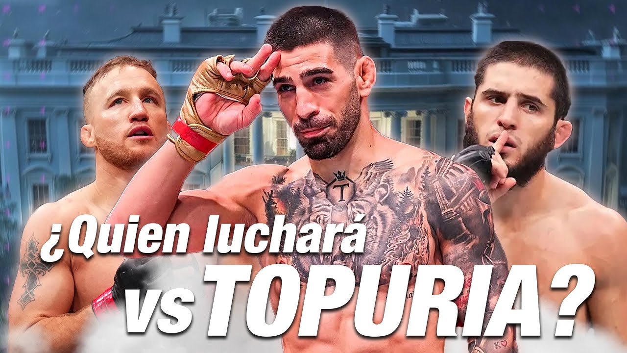 TOPURIA en la CASA BLANCA VS ¿MAKACHEV? o ¿Justin GAETHJE? | REPASO con: CARLOS LEGASPI