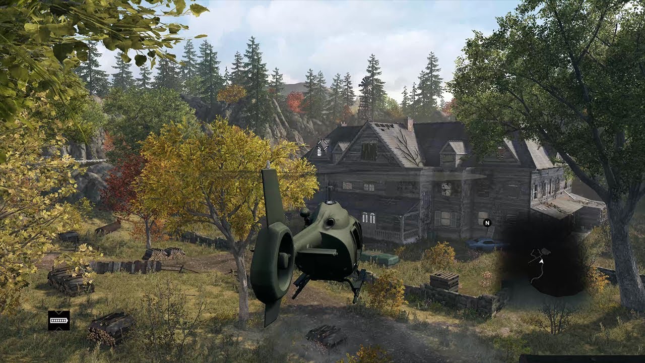 Watch Dogs T-Bone Helicopter flight 4K 60fps Test 2