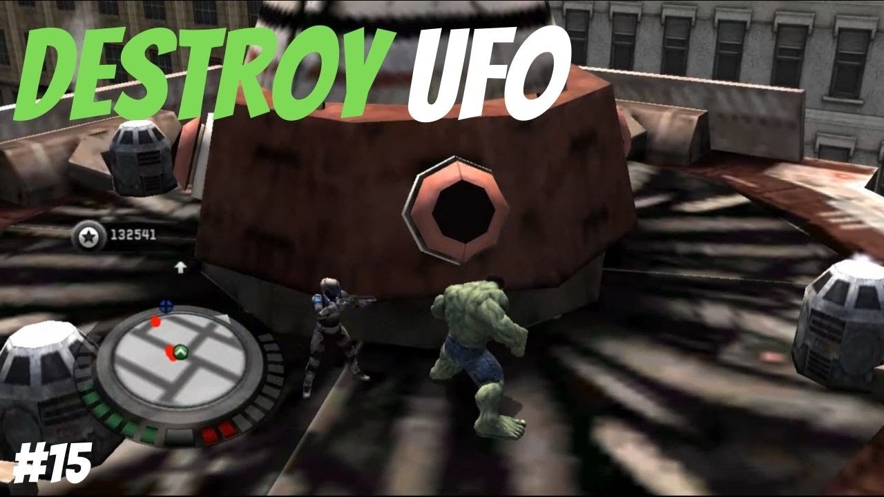 DESTROY THE UFO | THE INCREDIBLE HULK | FULL GAMEPLAY #15