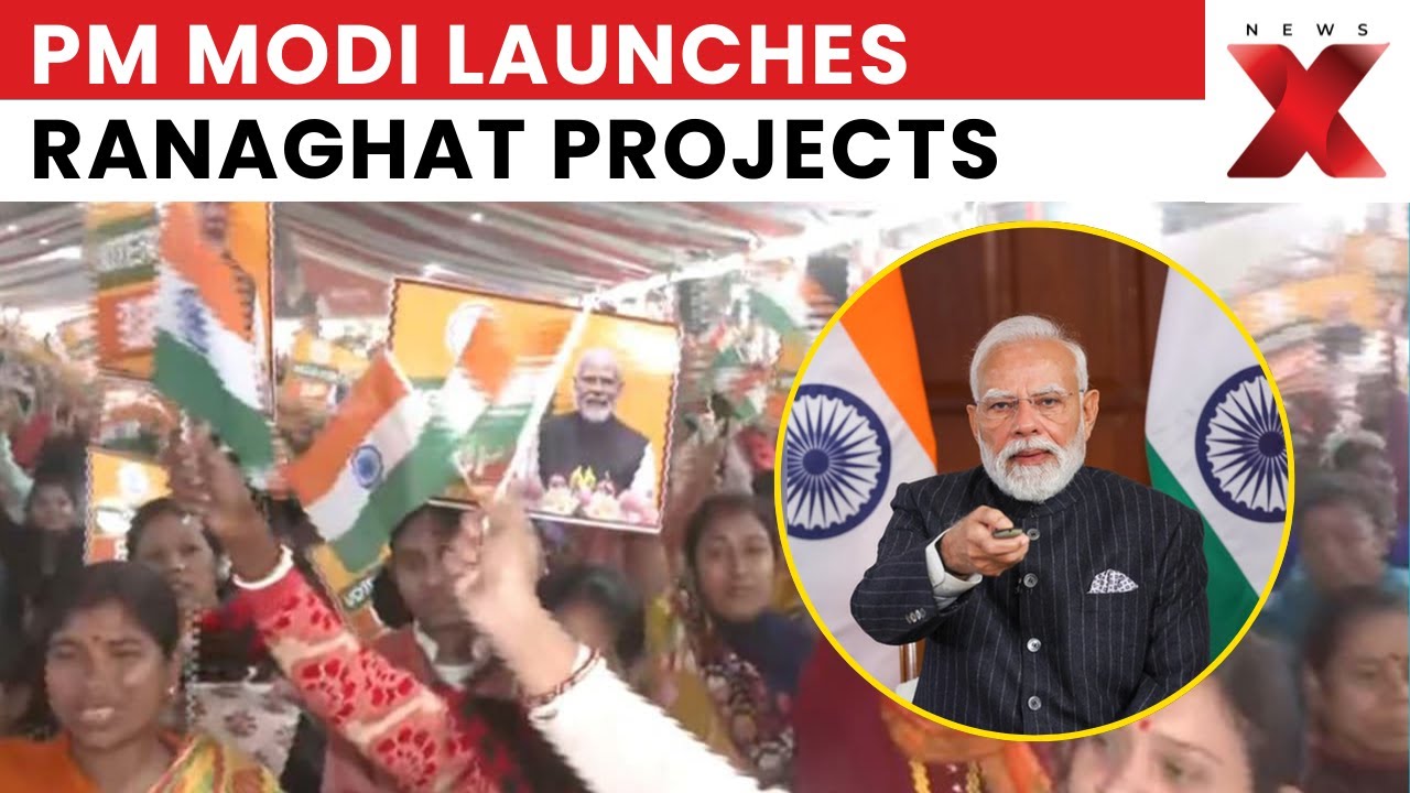 PM Modi Bengal Visit: Lays Foundation Stones, Inaugurates Key Development Works In Ranaghat