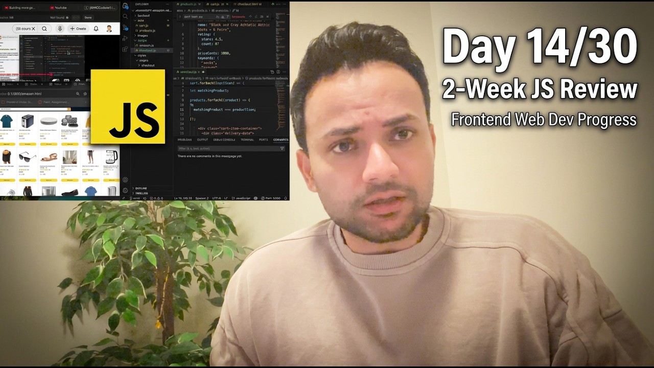 Day 14 of a 30day coding challenge- reviewing last two weeks of HTML, CSS and JavaScript
