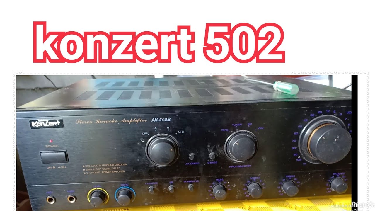 Konzert 502 volume problem