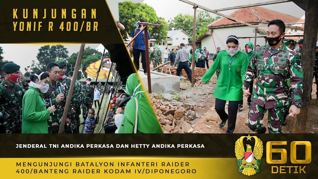 Kasad dan Ketua Umum Persit KCK Mengunjungi Yonif Raider 400/BR⁣