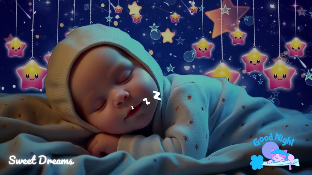 Baby Sleep Music 💤 Baby Sleep Instantly Fast in 3-Minute Trick 🌙 Mozart & Brahms Lullabies