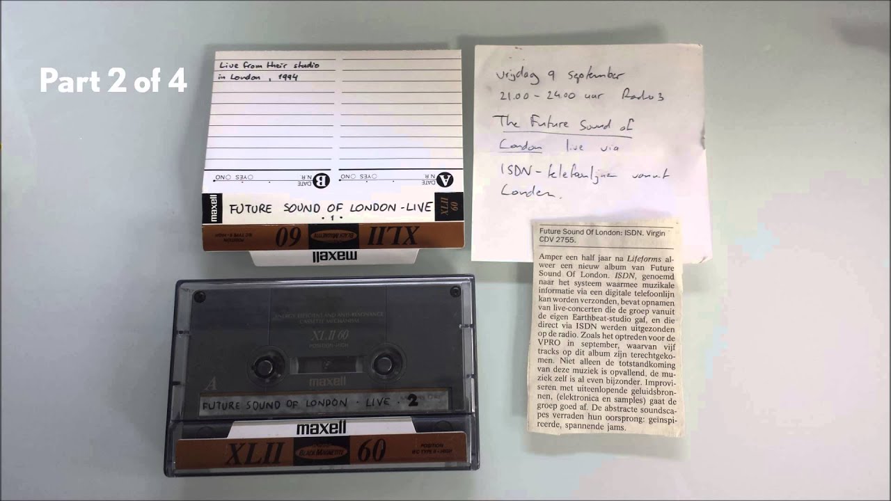 Future Sound Of London - Live via ISDN - 1994-09-09 - Part 2 of 4