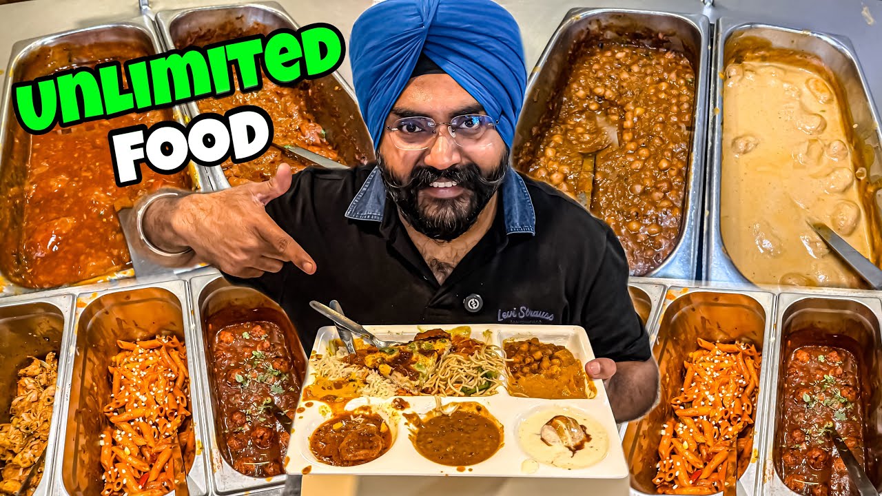 Unlimited Food In Rs-190/- | 20+ Items Unlimited Food Buffet | Unlimited Pizza & Pasta | Buffet Food