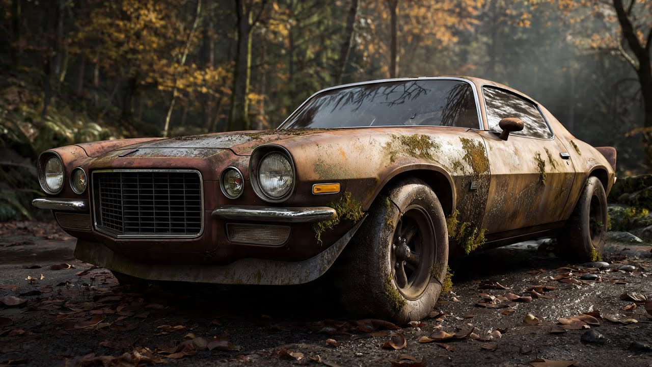 ASMR Car Restoration! Full Restoration 1972 Chevrolet Camaro from Abandoned
