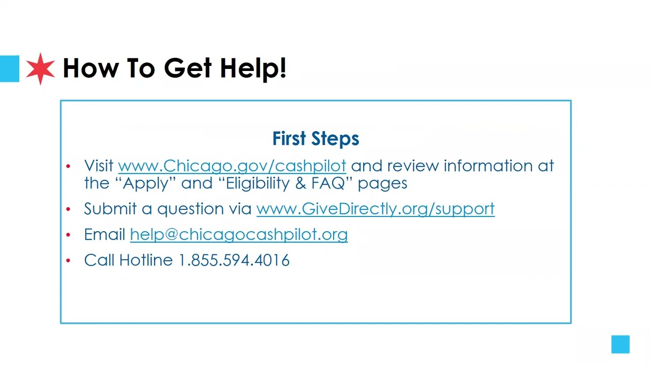 The Chicago Resilient Communities Cash Pilot: Chicago Resident Informational Session