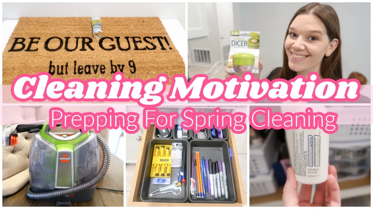 SPRING CLEANING MOTIVATION | TIPS TO GET READY FOR SPRING CLEANING 2022 | RachPlusFive