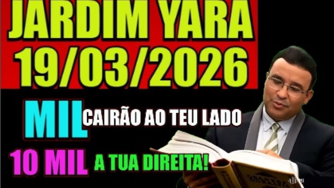CCB-JARDIM  YARA QUINTA FEIRA 19/03/2026 -ISAQUE MARQUIZETE  -I SAMUEL 2 CANTICO DE ANA#ccb