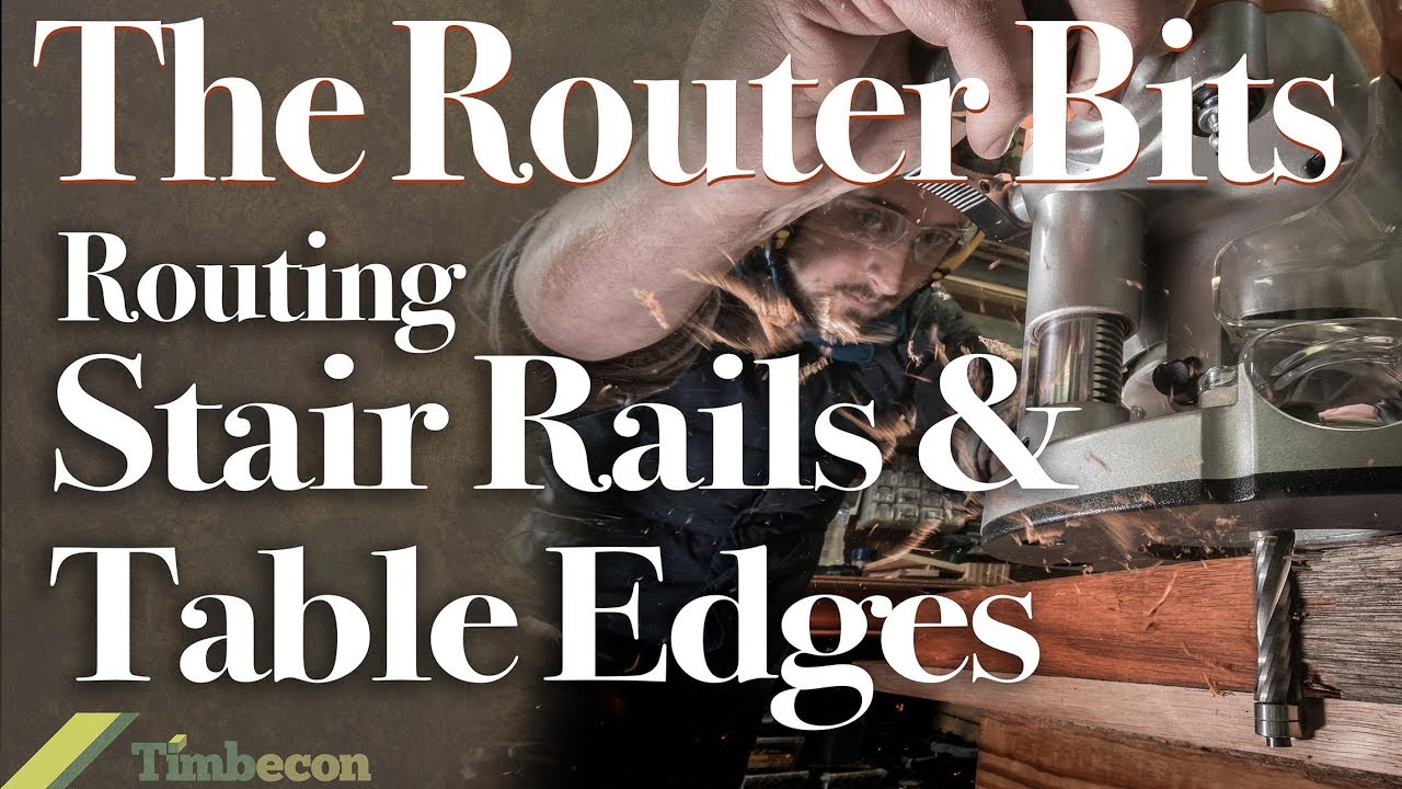 The Router Bits - Stair Rail & Table Edge Profiles