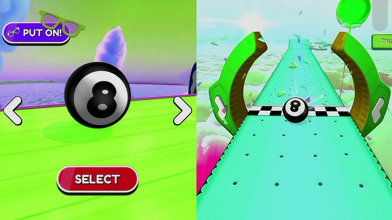 🧲🎱Going Balls, SpeedRun Vs Reverse Video Gameplay Part 376