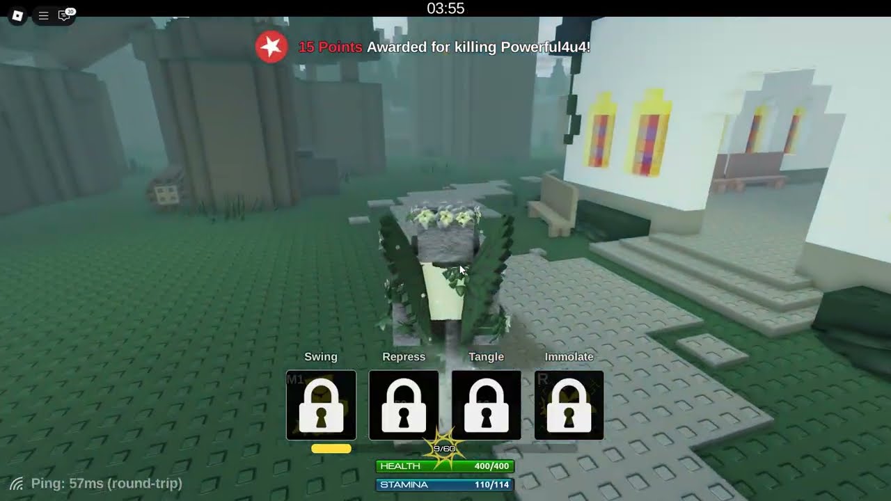 Harken's mastery skin showcase (ruins) | Die of death roblox
