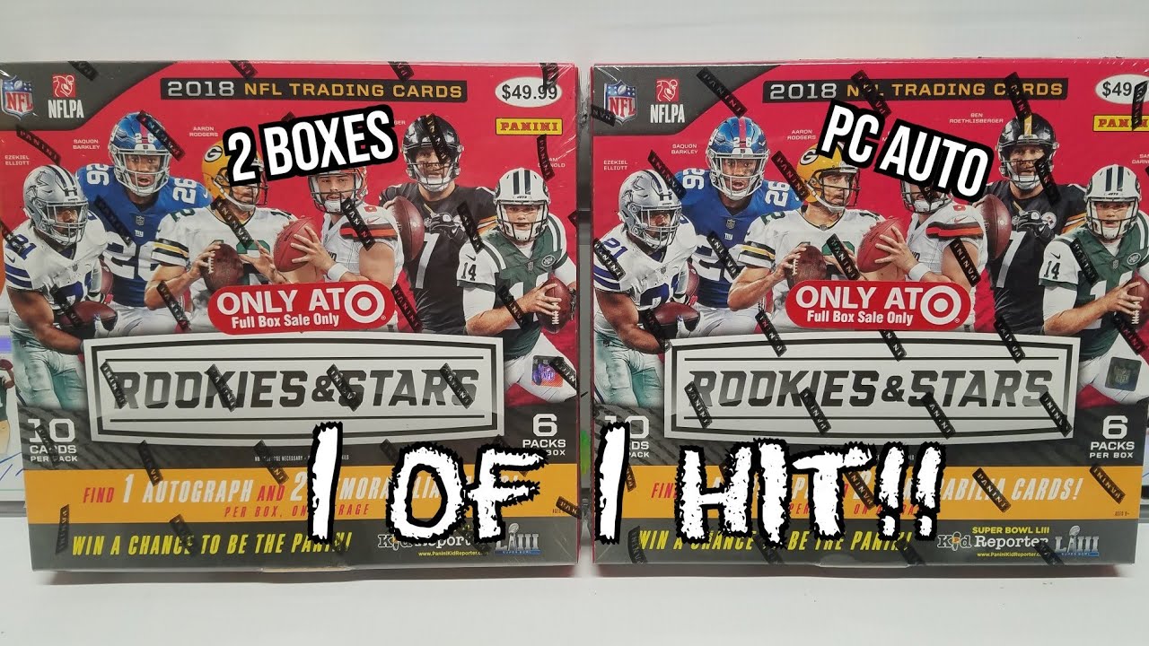 2018 Rookies & Stars Target Exclusive Box Opening. 6 Hits plus a 1/1!