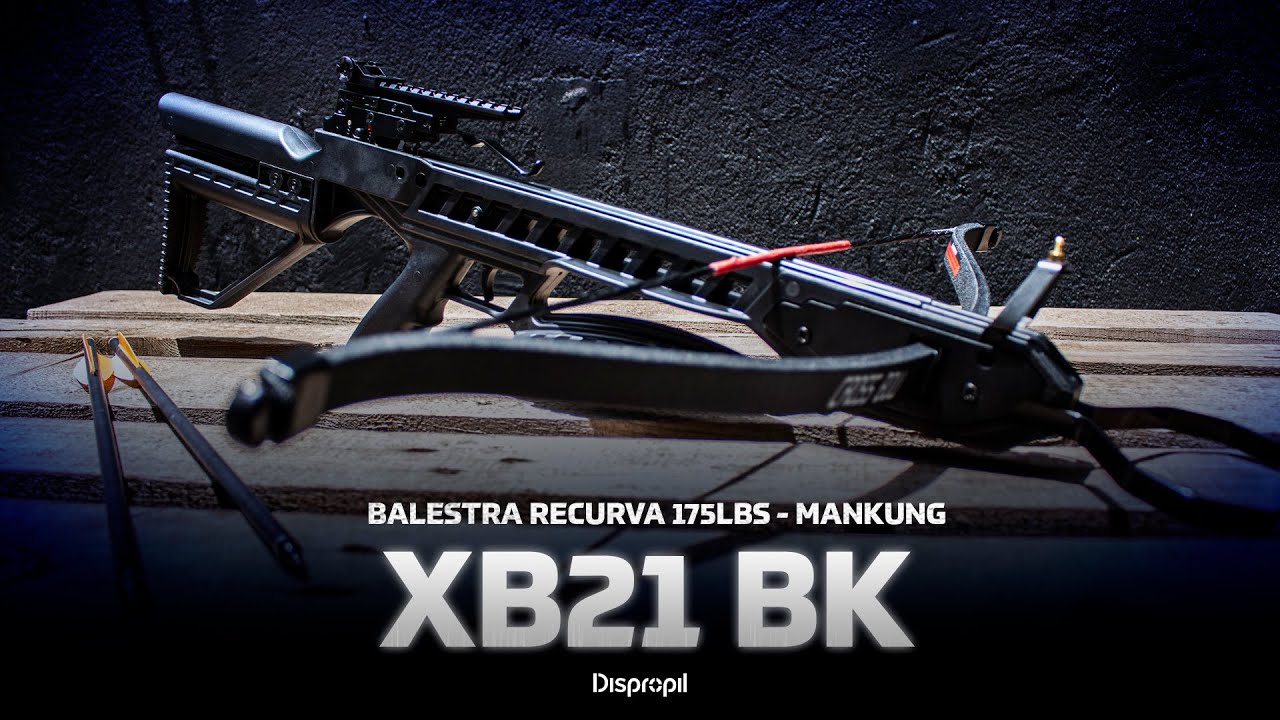 Balestra Recurva MK XB21BK Preta 175 Libras - Mankung (REVIEW E TESTE)