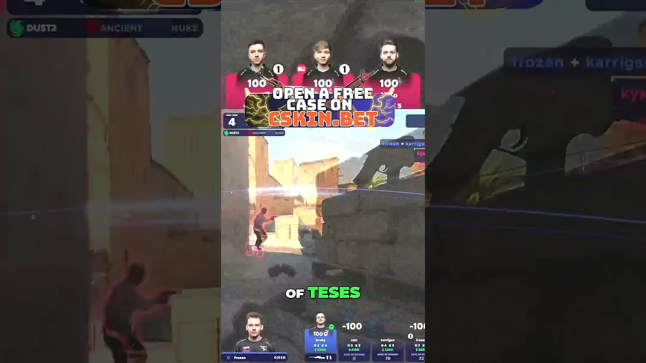 He Turned a Fail Into a Highlight! #CS2Fail #Redemption #GamingClips