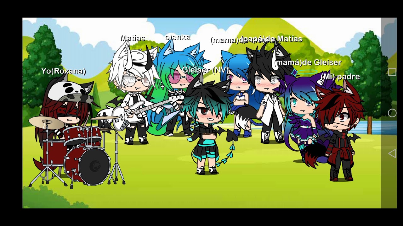 Batalla de canto hijos vs malos padres gacha life