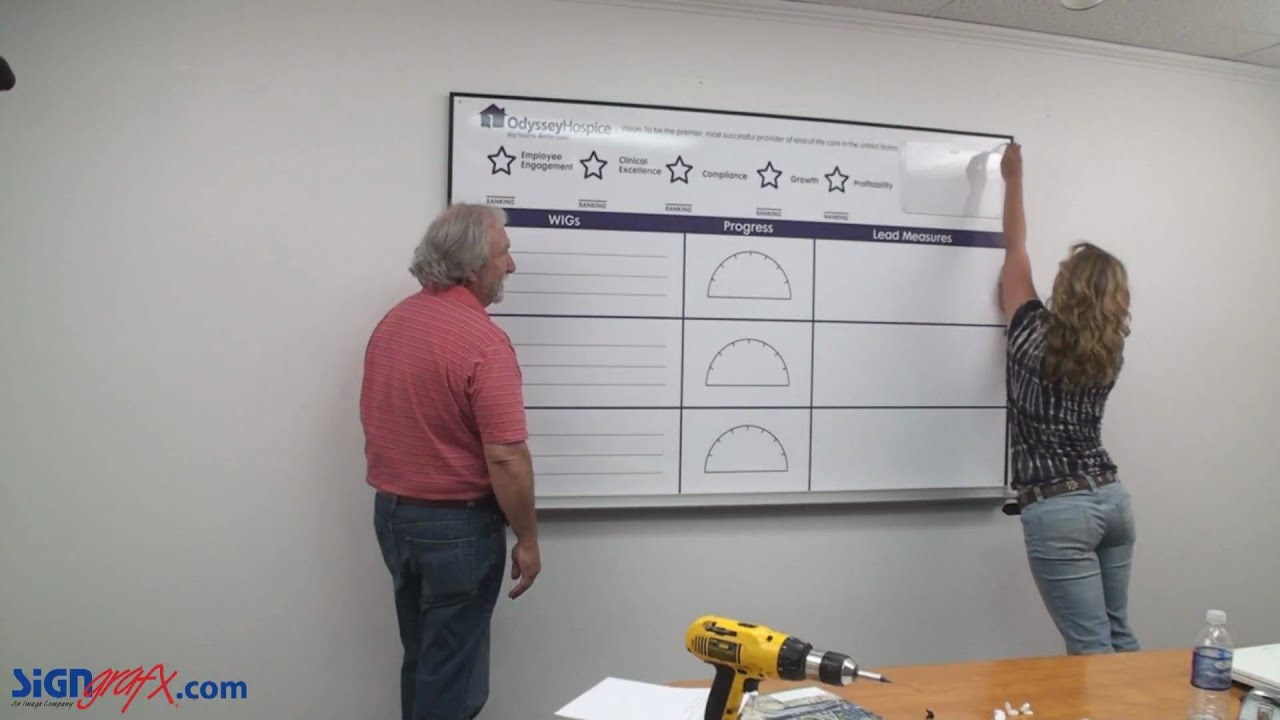 Dry Erase Board Installation