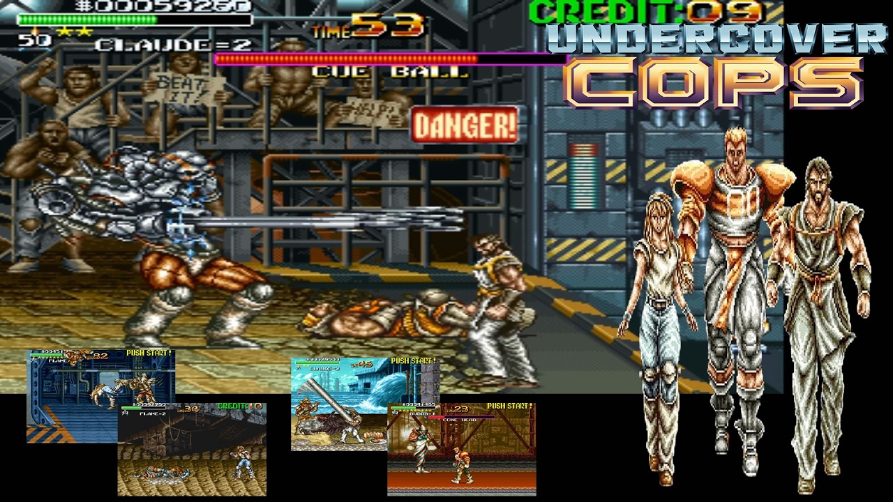 Undercover Cops Arcade HD (1992): The Raw & Brutal Post-Apocalyptic Run