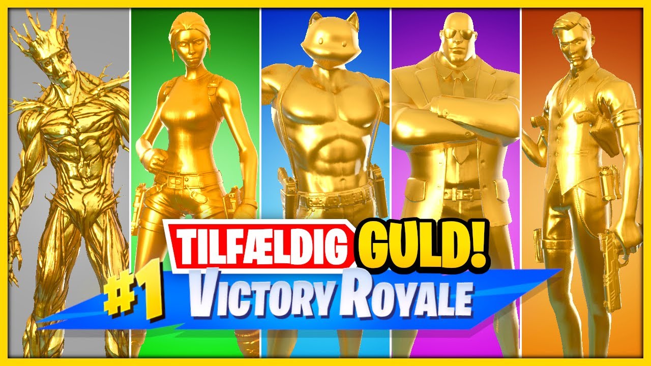 Tilf&aelig;ldig Guld Skin Challenge &bull; Dansk
