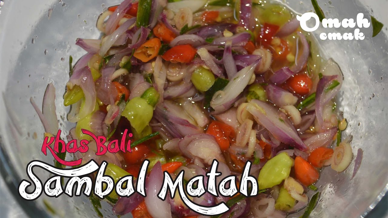 Resep Sambal Matah Khas Bali