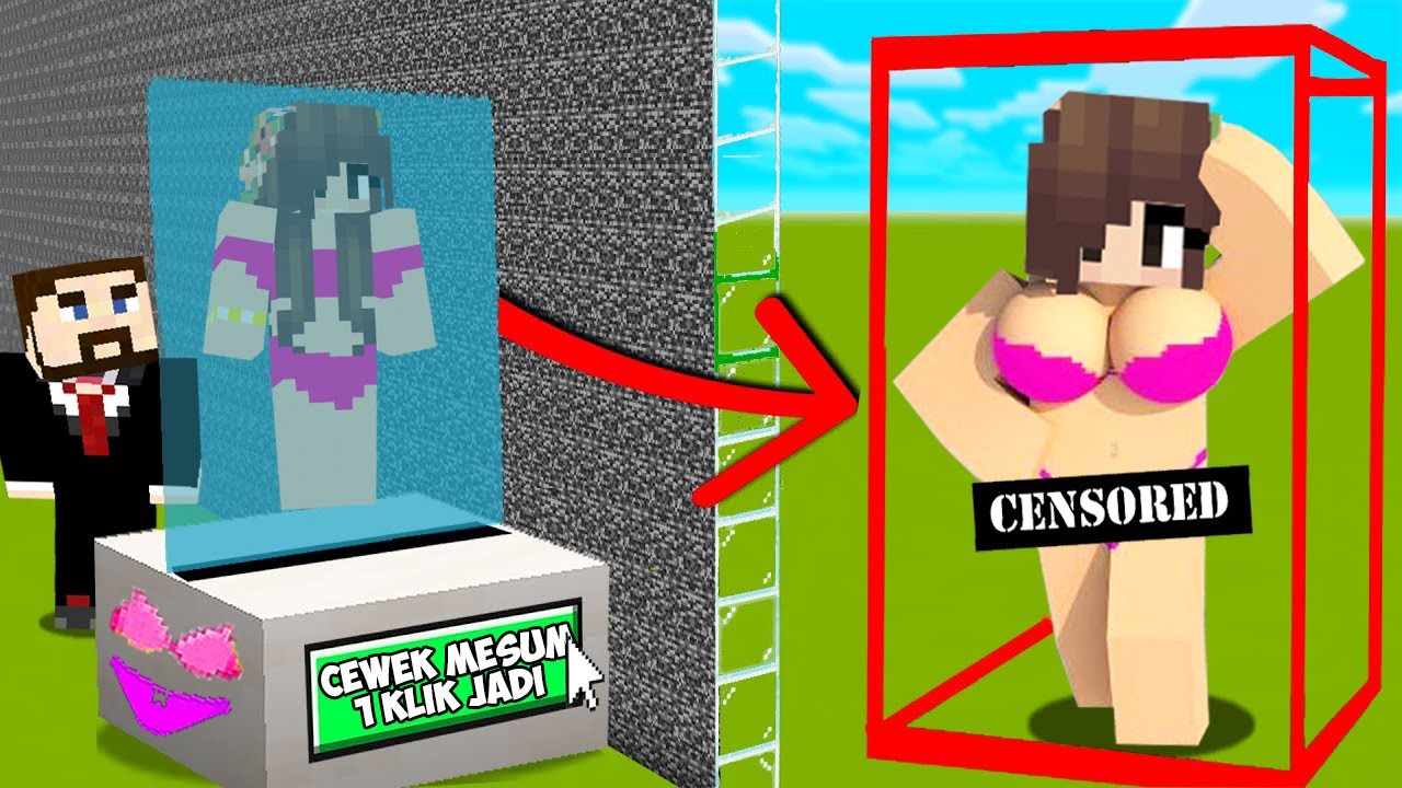 AKU IKUT LOMBA BUILDING YOUTUBER SUPER MESUM DAN SUS TAPI AKU DIAM2 PAKE HACK BUILD INSTAN OTOMATIS!