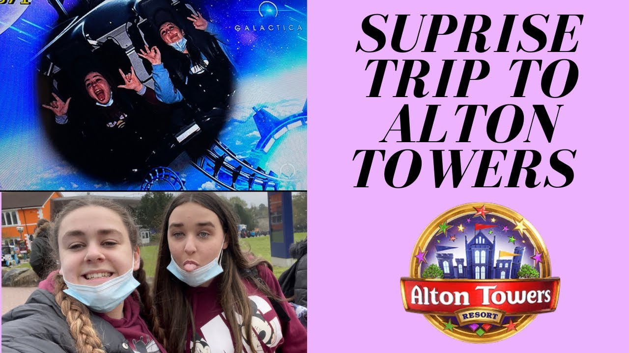SURPRISE ALTON TOWERS TRIP / VLOG!!!!