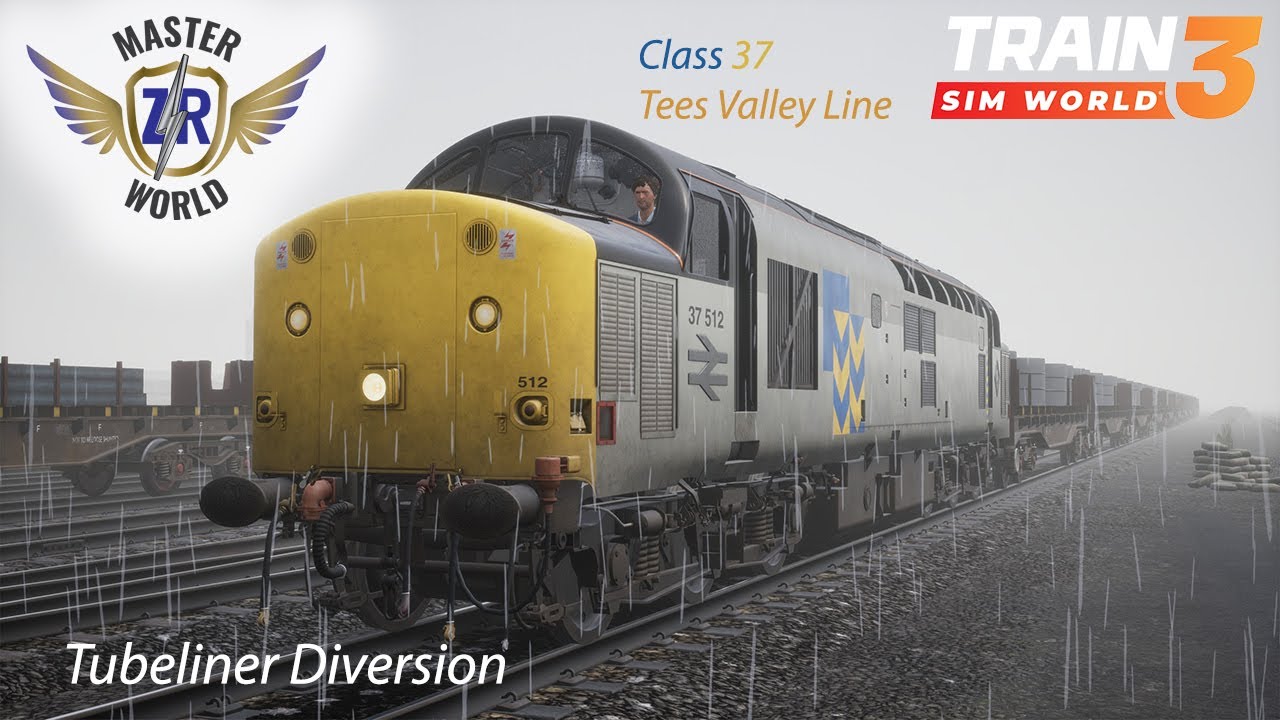 Tubeliner Diversion - Tees Valley Line - Class 37 - Train Sim World 3