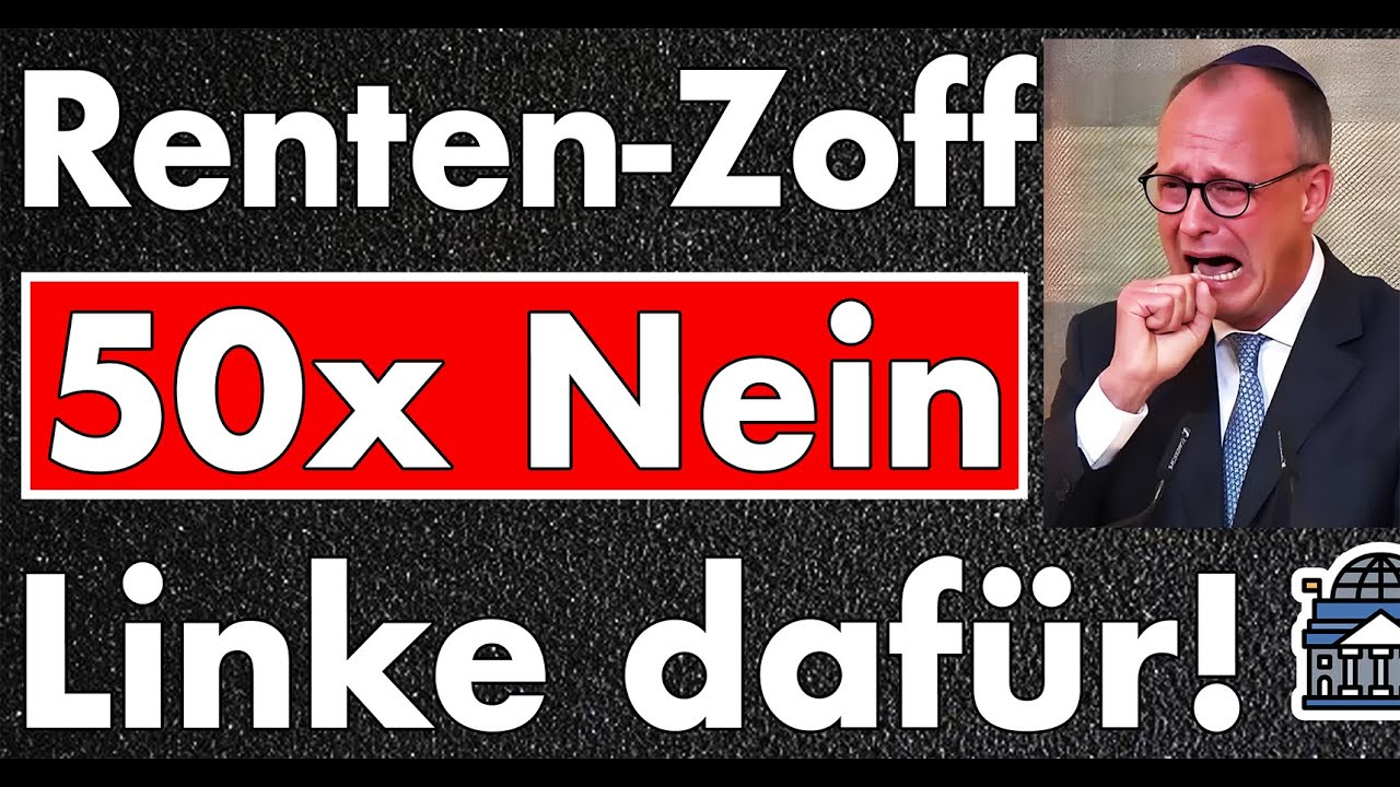 50 Abweichler in der Union, Linke pr&uuml;ft Zustimmung: Renten-Zoff wird zum Desaster f&uuml;r Merz & Spahn!