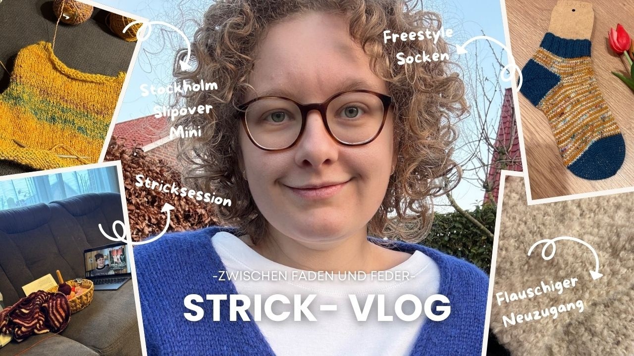 Strickvlog | Stockholm Slipover Mini, Fluffy Fleece Vest & neue Wolle von Maschenfein