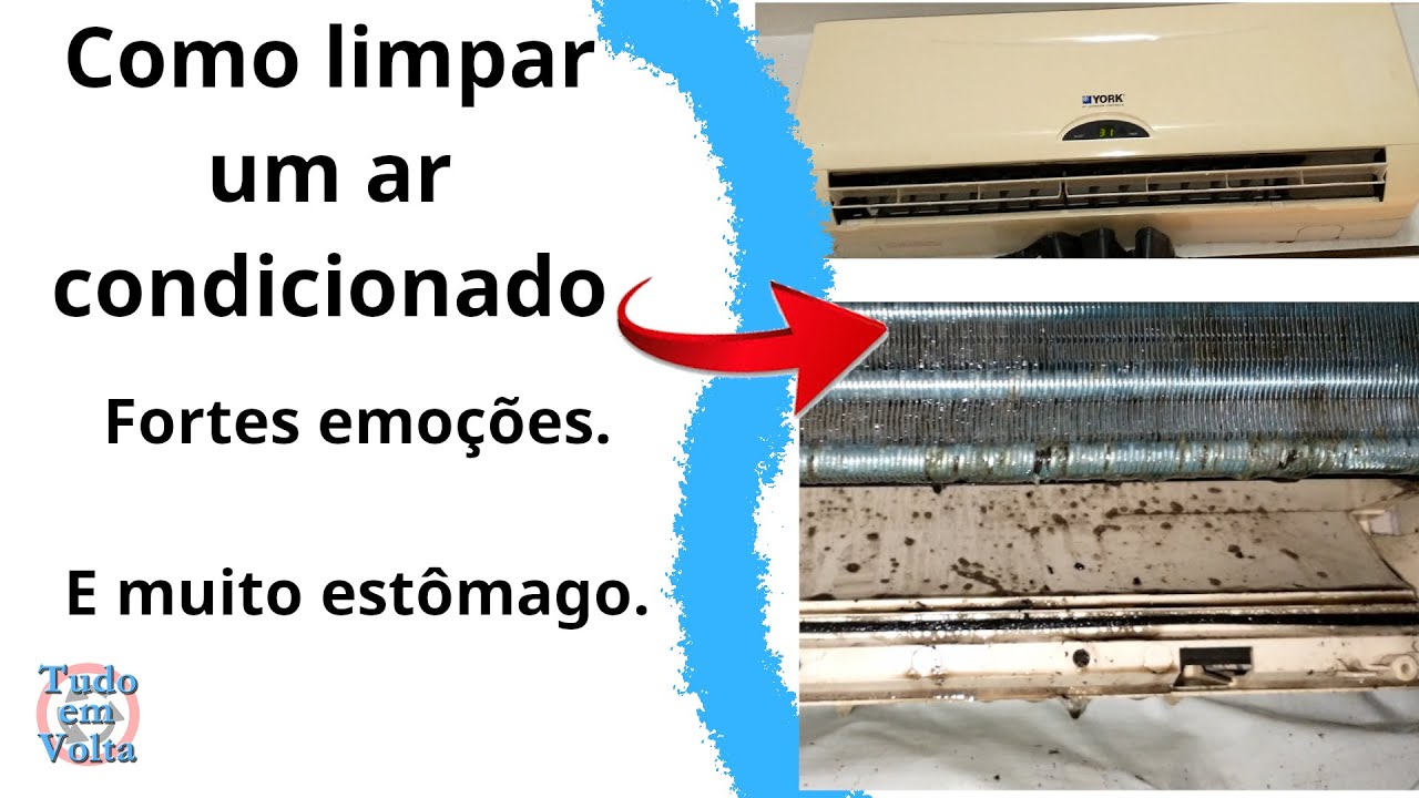Como fazer limpeza em ar condicionado split york, sansung, LG, e outros modelos, higienizar fácil
