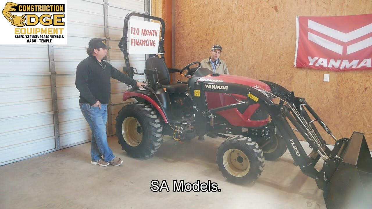 Yanmar SA-223 and SA-325 tractor walkaround