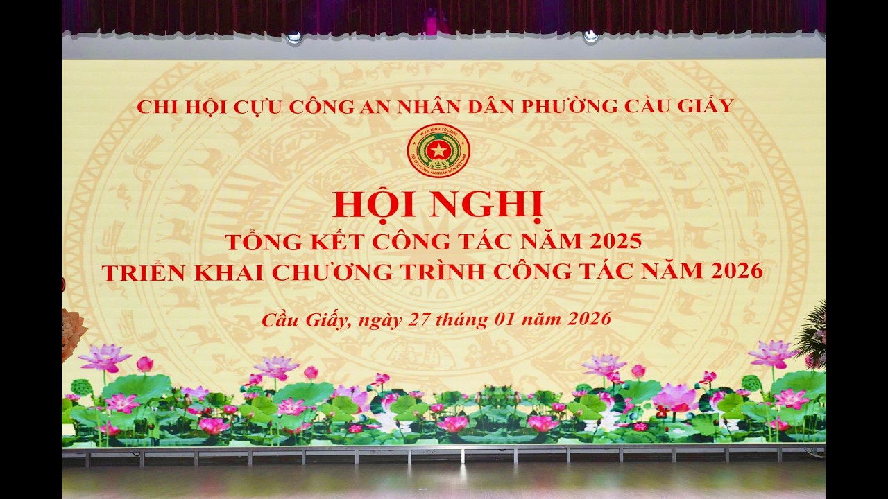CHI HỘI CỰU CAND CẦU GIẤY TỔNG KẾT NĂM 2025