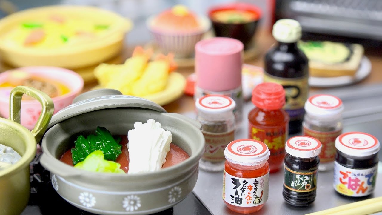 リーメント わが家のお台所 冷蔵庫 桃屋のごはん あのひあのとき ぷちサンプルシリーズ Re-Ment Kitchen and Japanese Nostalgic Meals