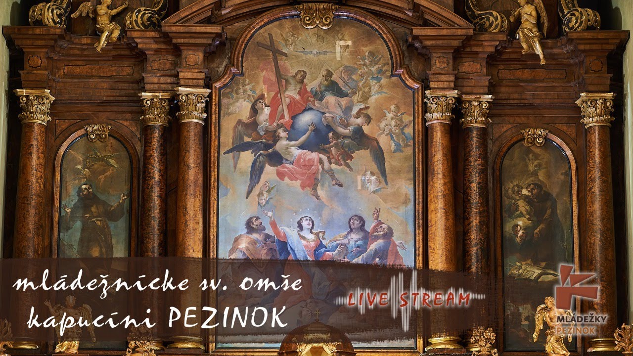 KAPUCÍNI - Mládežka v pondelok 29. 03. 2021 o 18:00 v Pezinku.