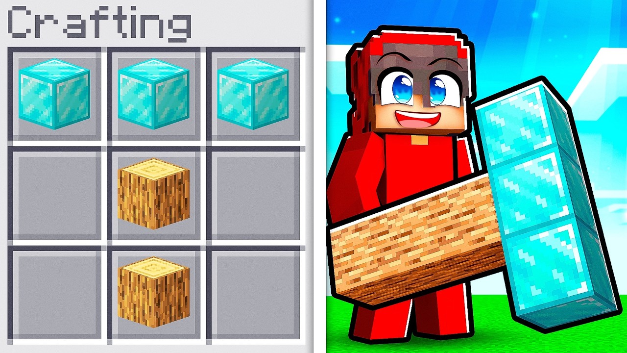 Minecraft, But I Can Craft Anything
