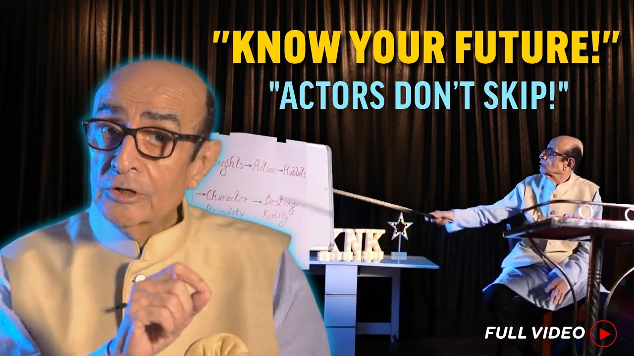 "ACTING STUDENTS MUST TRY ! | Foolproof Future Exercise by Kishore Namit Kapoor Sir" 